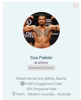 OpenSponsorship Search Screen